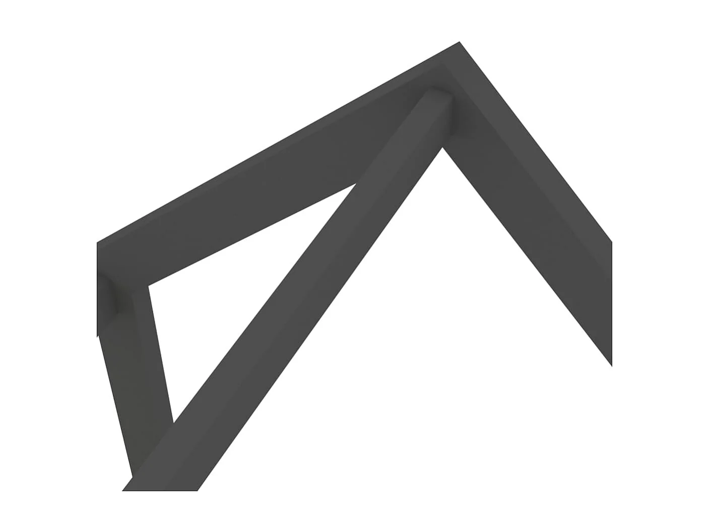 Lit cabane enfant avec un tiroir Gris foncé Pin 80x160