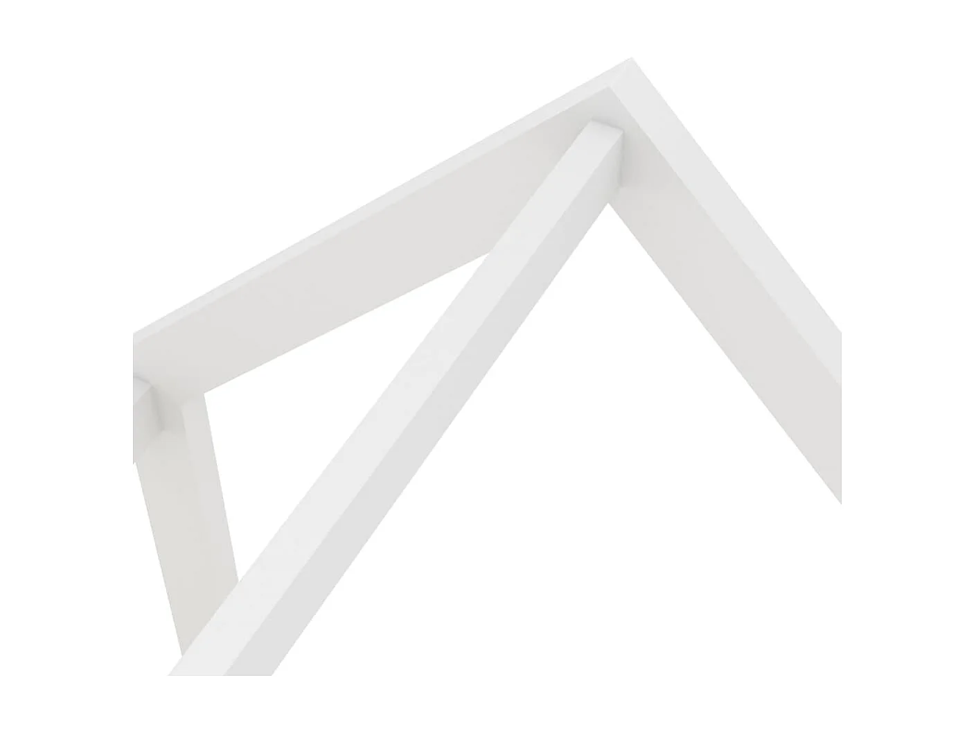 Lit cabane enfant avec un tiroir Blanc Pin massif 70x140