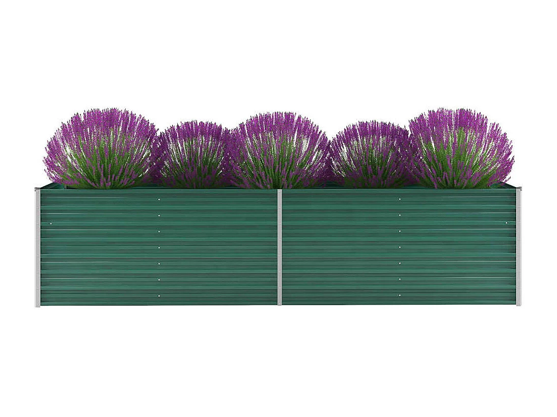 Jardinière Acier galvanisé 320x80x77 Vert