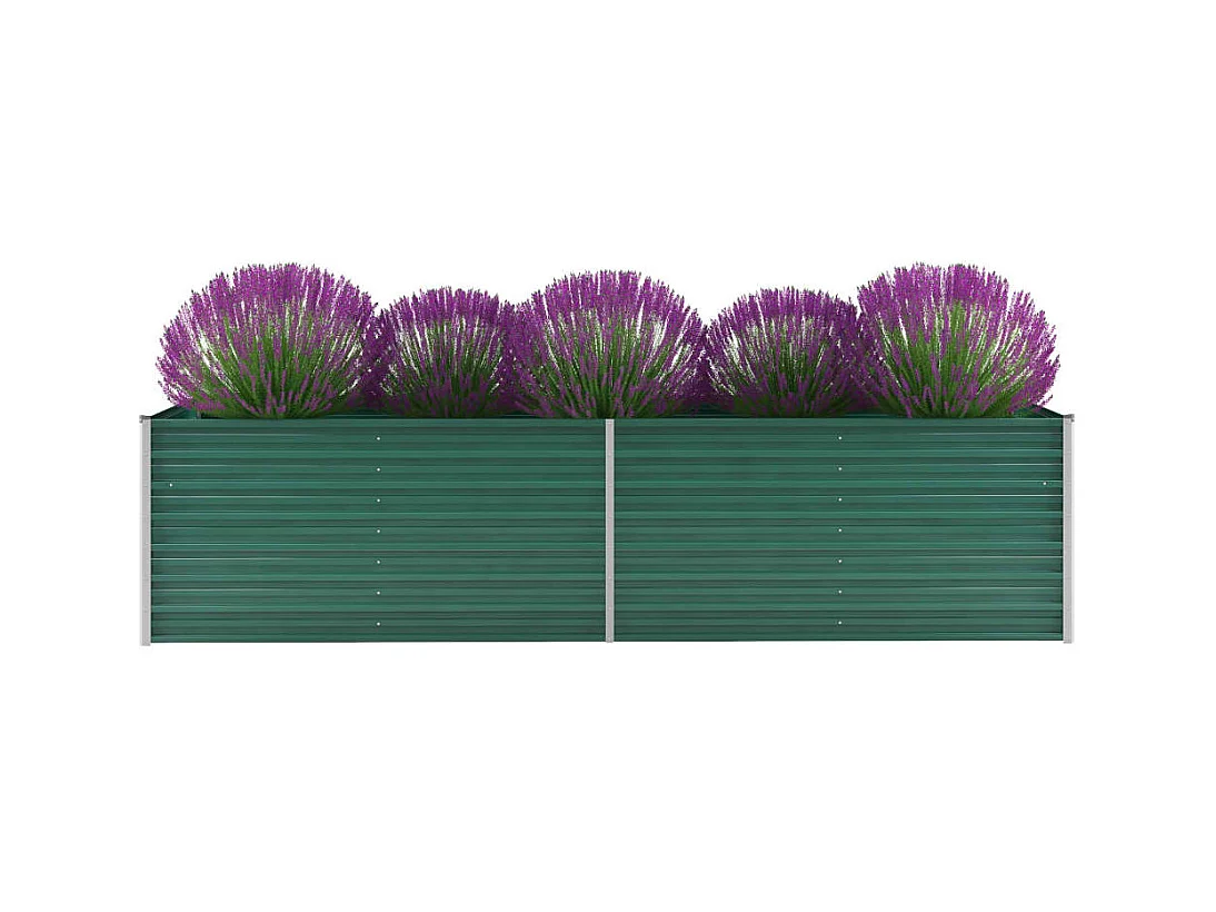 Jardinière Acier galvanisé 320x80x77 Vert