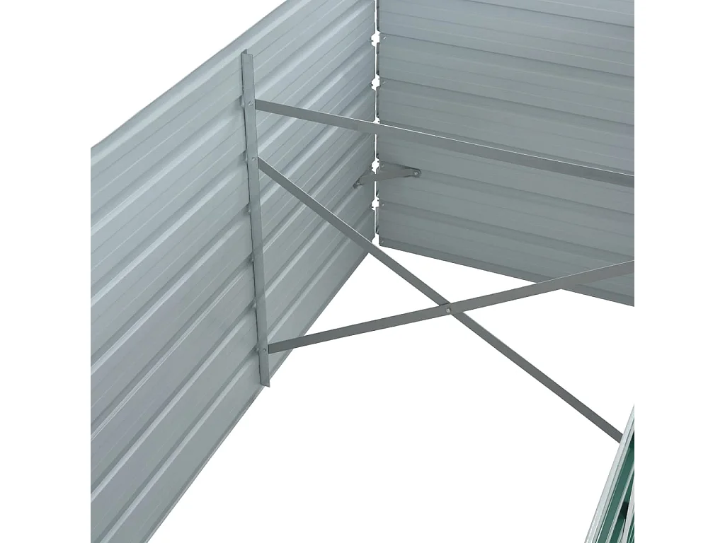 Jardinière Acier galvanisé 320x80x77 Vert