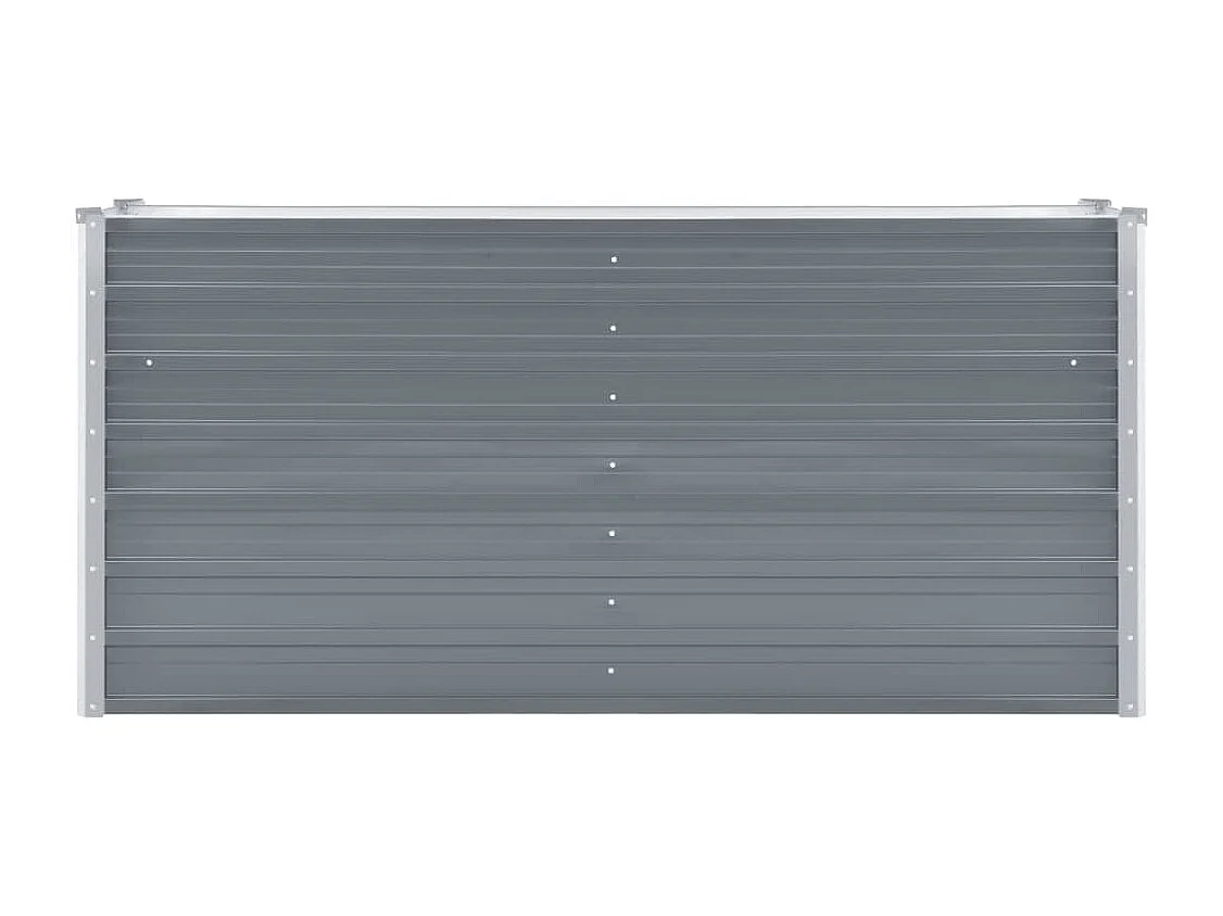 Jardinière Acier galvanisé 160x40x77 Gris