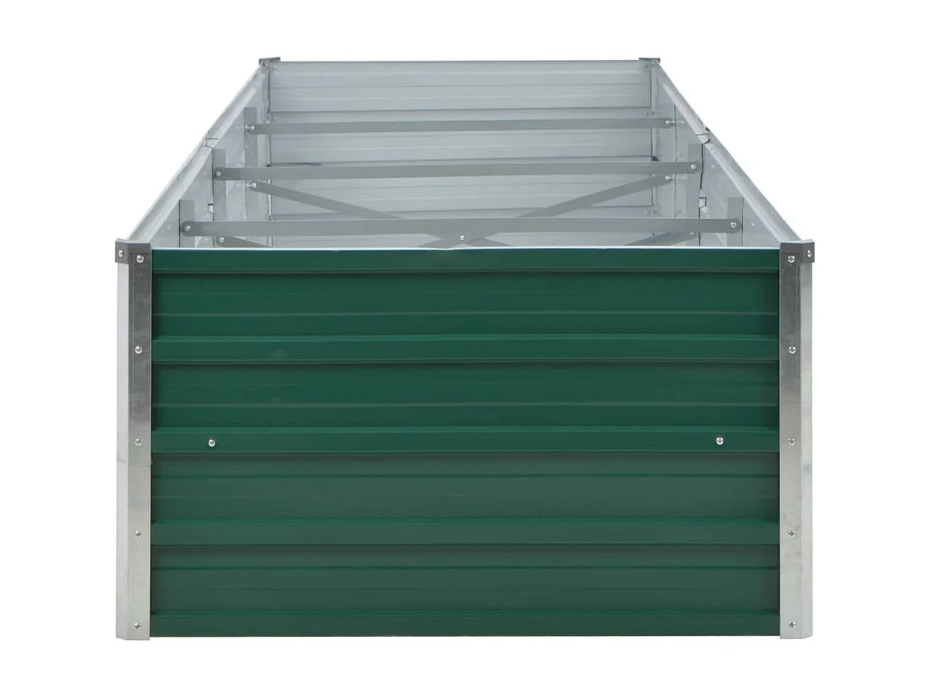 Jardinière Acier galvanisé 320x80x45 Vert
