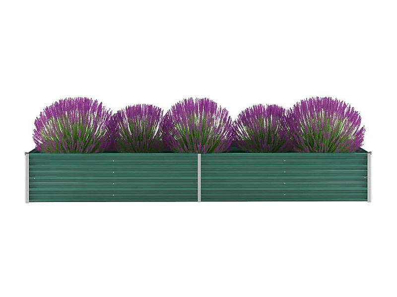 Jardinière Acier galvanisé 320x80x45 Vert