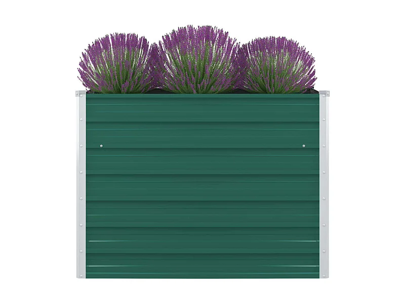 Jardinière 100 x 100x77 Acier galvanisé Vert