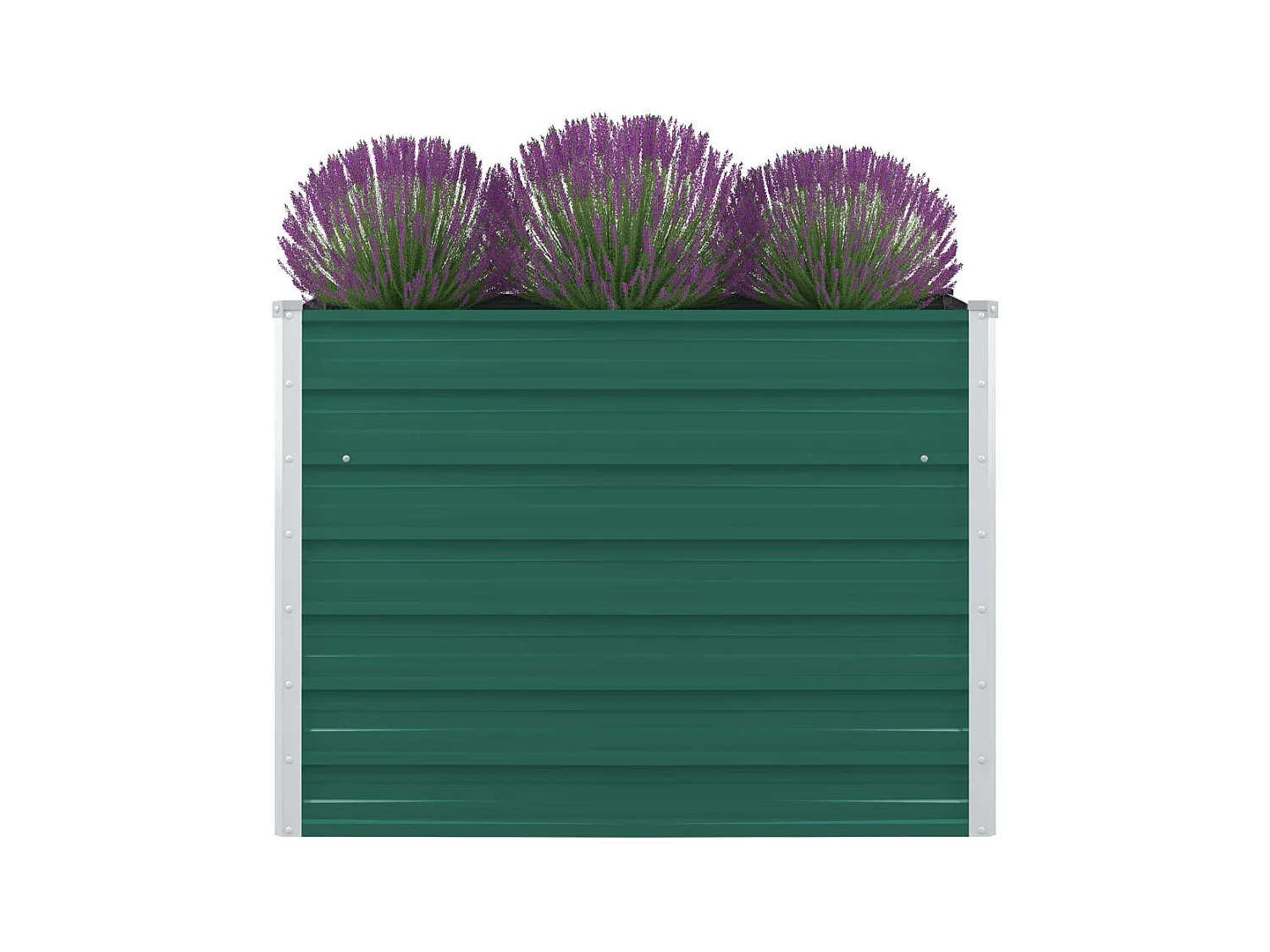 Jardinière 100 x 100x77 Acier galvanisé Vert
