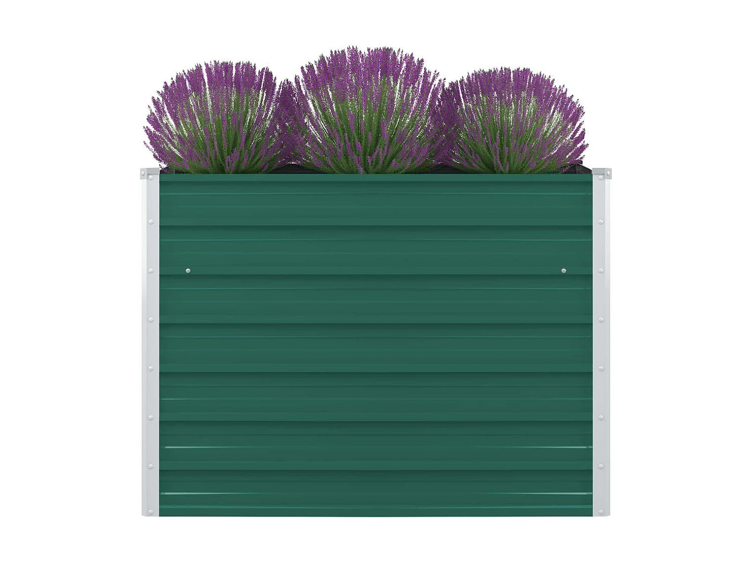 Jardinière 100 x 100x77 Acier galvanisé Vert