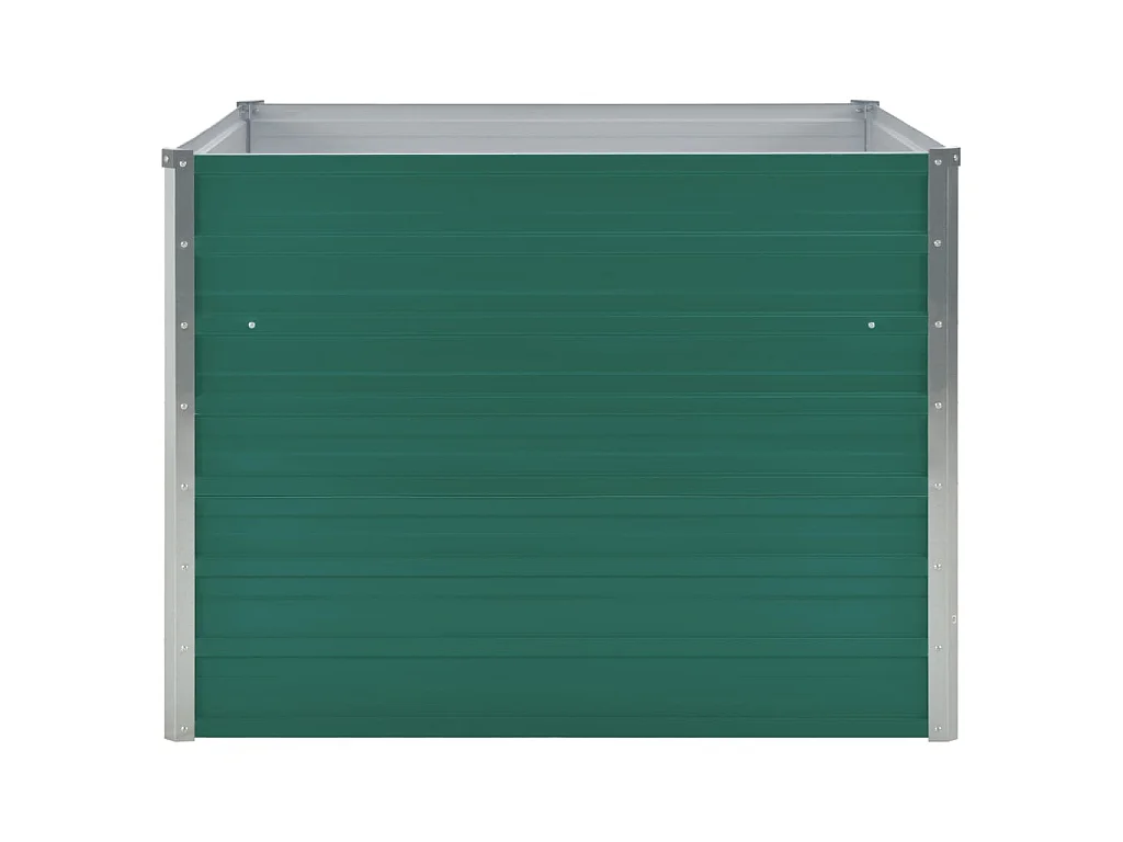 Jardinière 100 x 100x77 Acier galvanisé Vert