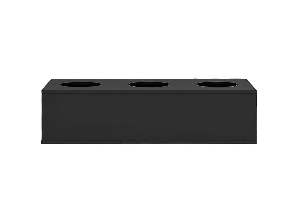 Boîte à fleurs de bureau Anthracite 90x40x23 Acier