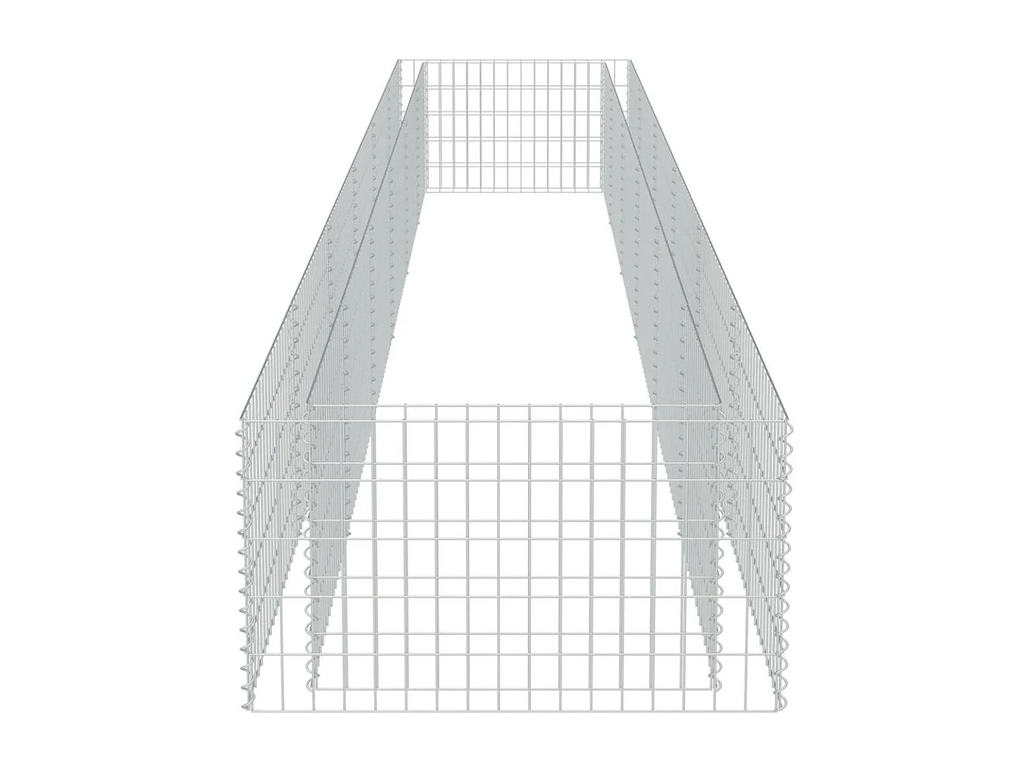 Jardinière à gabion Acier galvanisé 540x90x50