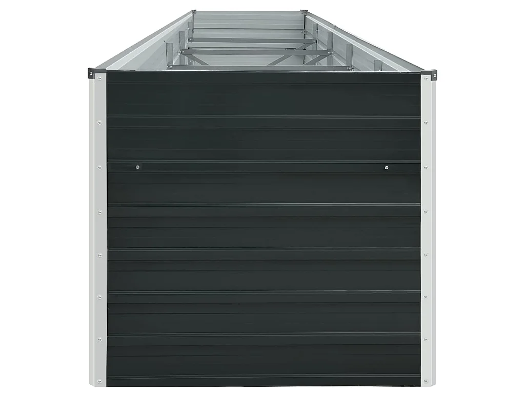 Jardinière Acier galvanisé 400x80x77 Anthracite