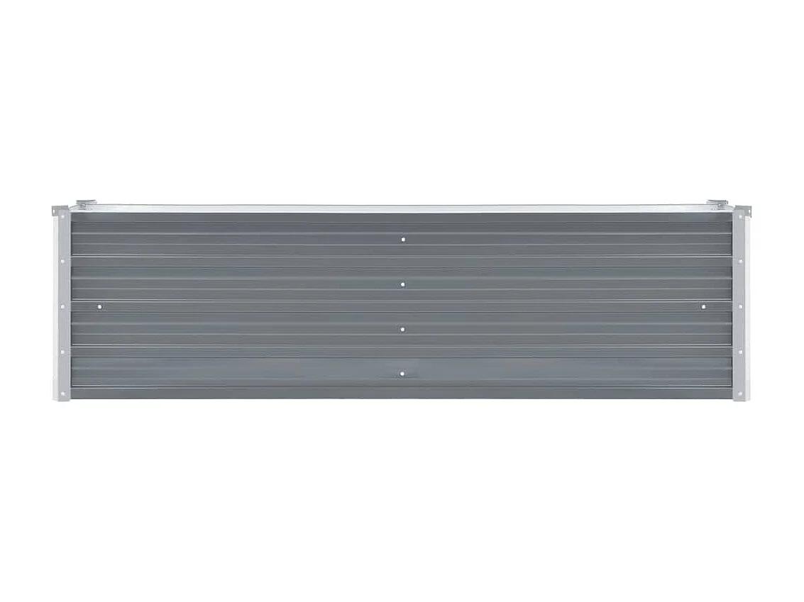Jardinière Acier galvanisé 160x40x45 Gris