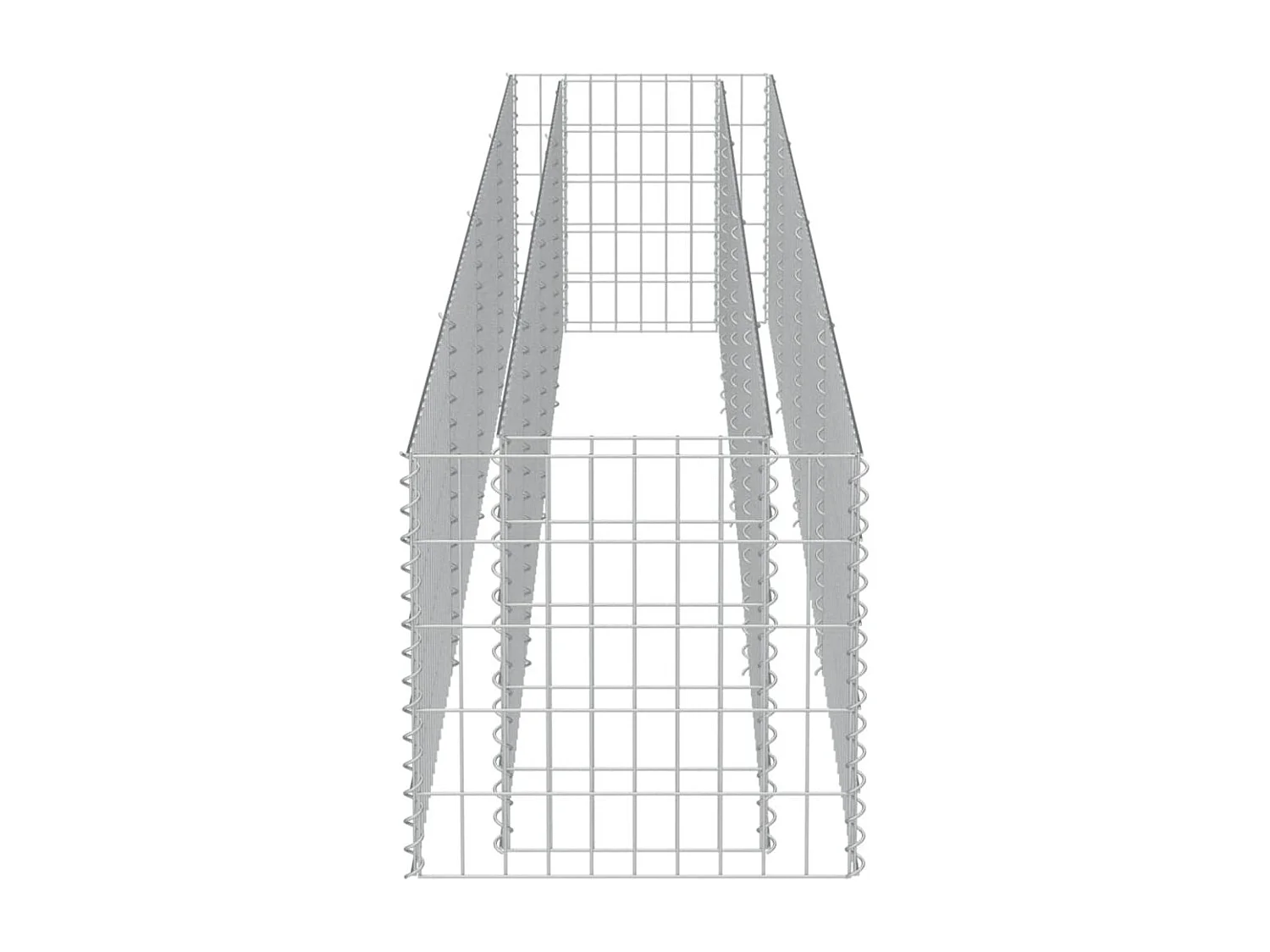 Jardinière à gabion Acier galvanisé 360x50x50