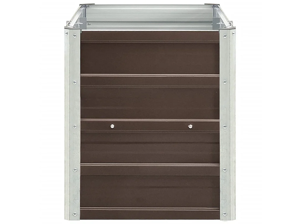 Jardinière Acier galvanisé 240x40x45 Marron