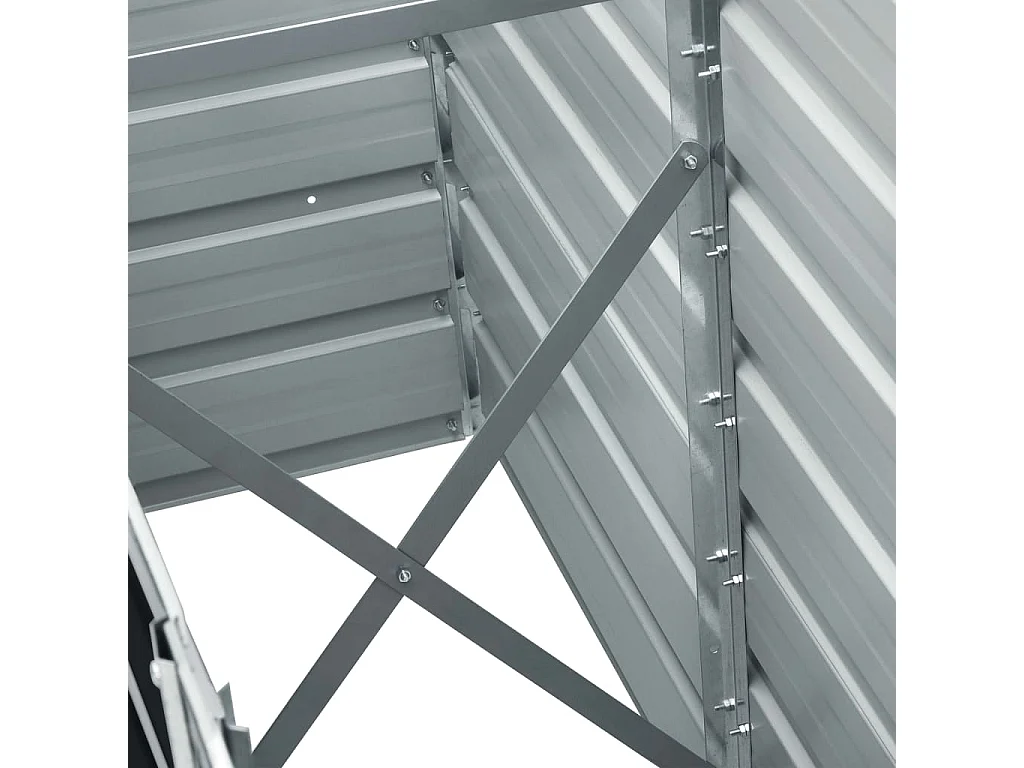 Jardinière Acier galvanisé 240x40x45 Anthracite