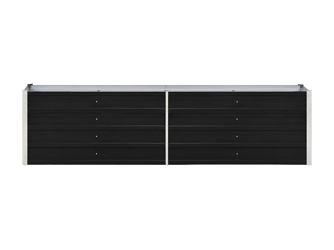Jardinière Acier galvanisé 240x40x45 Anthracite