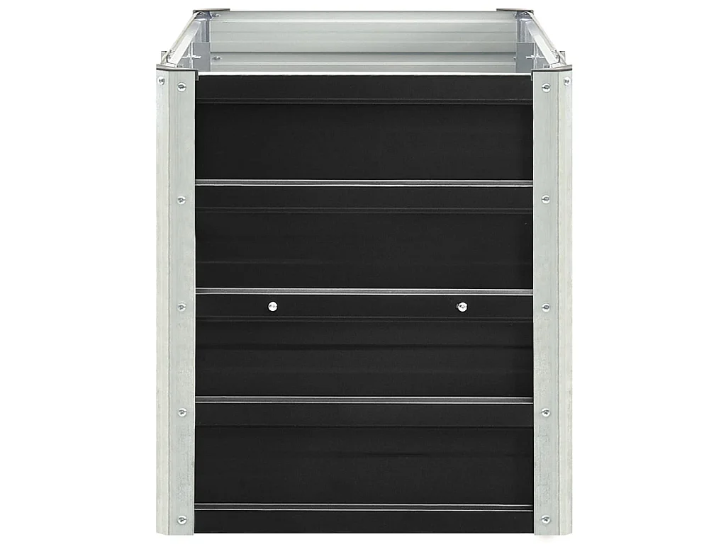 Jardinière Acier galvanisé 240x40x45 Anthracite