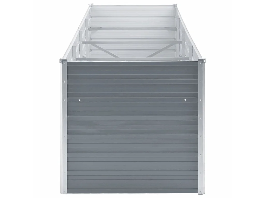 Jardinière Acier galvanisé 320x80x77 Gris