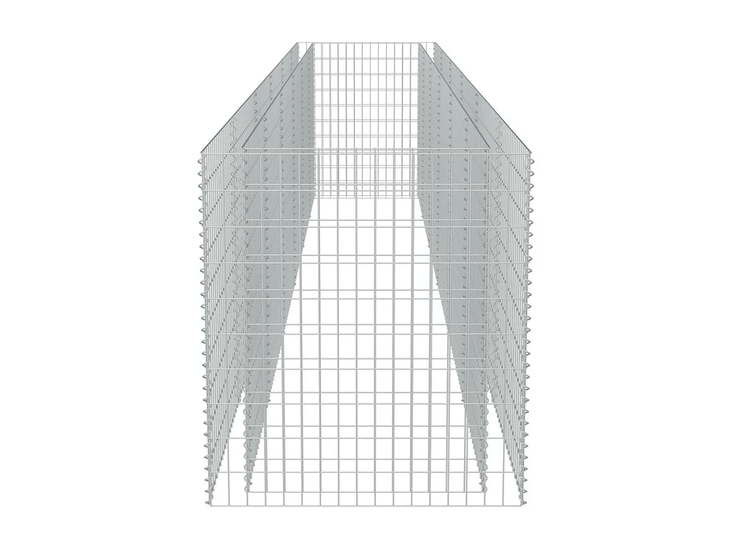 Jardinière à gabion Acier galvanisé 540x90x100