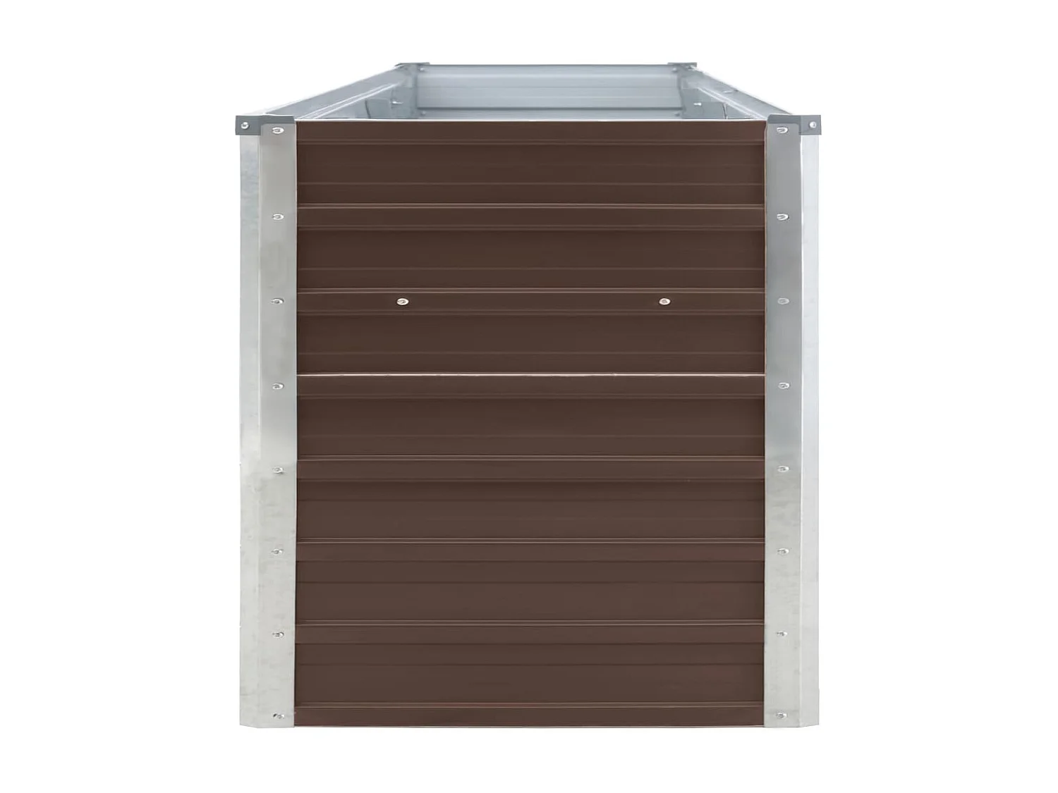 Jardinière Acier galvanisé 320x40x45 Marron