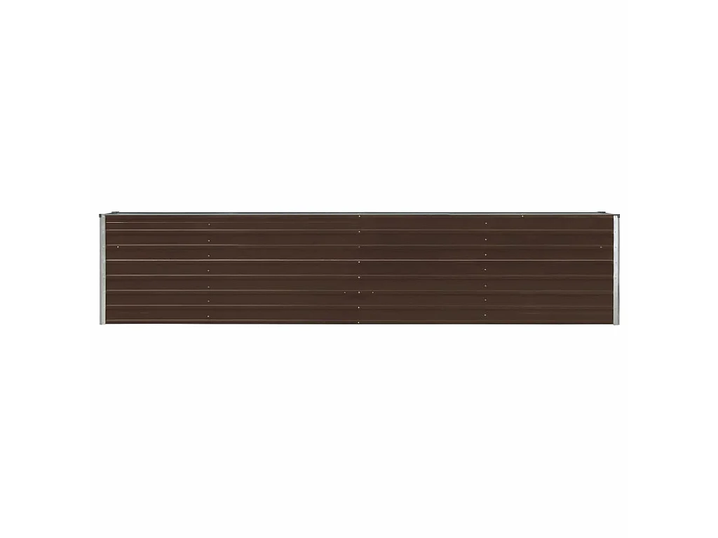 Jardinière Acier galvanisé 320x40x45 Marron