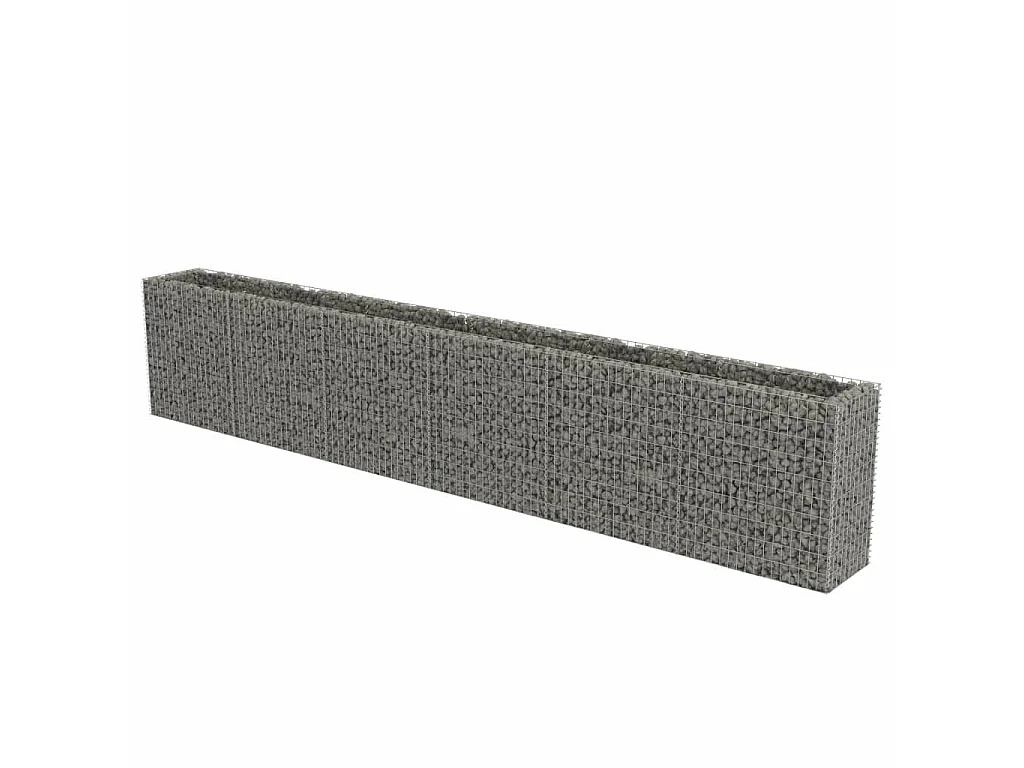 Jardinière à gabion Acier galvanisé 540x50x100