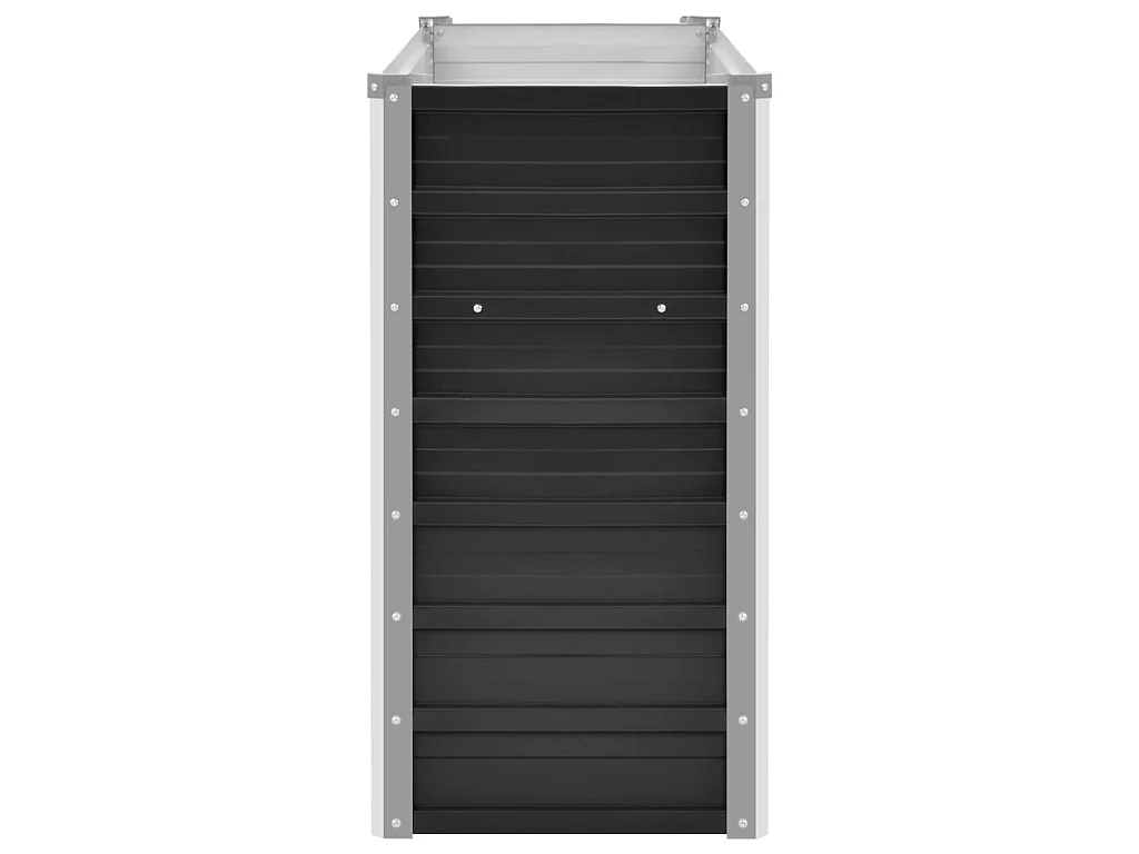 Jardinière Anthracite 160x40x77 Acier galvanisé