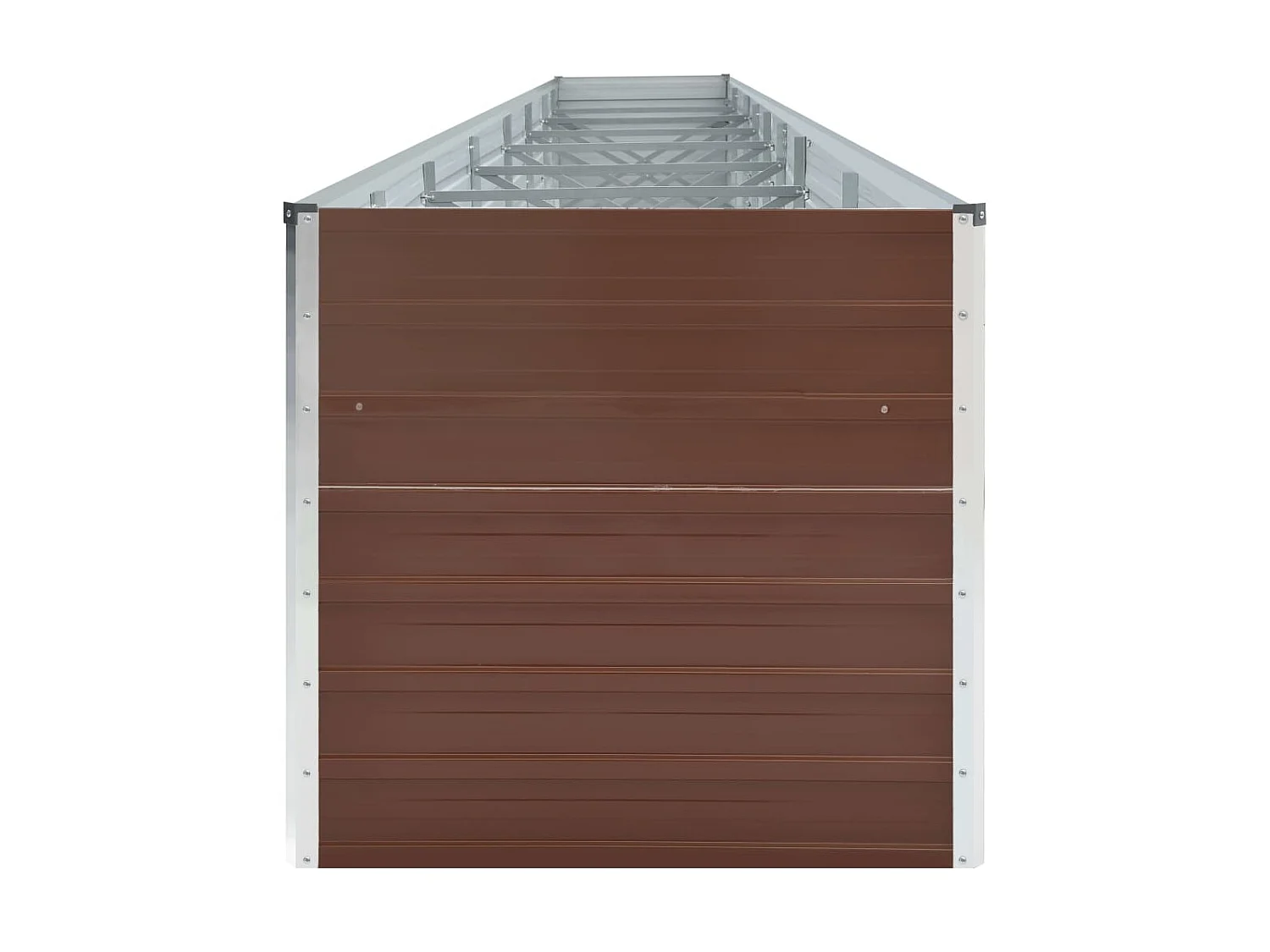 Jardinière Acier galvanisé 600x80x45 Marron
