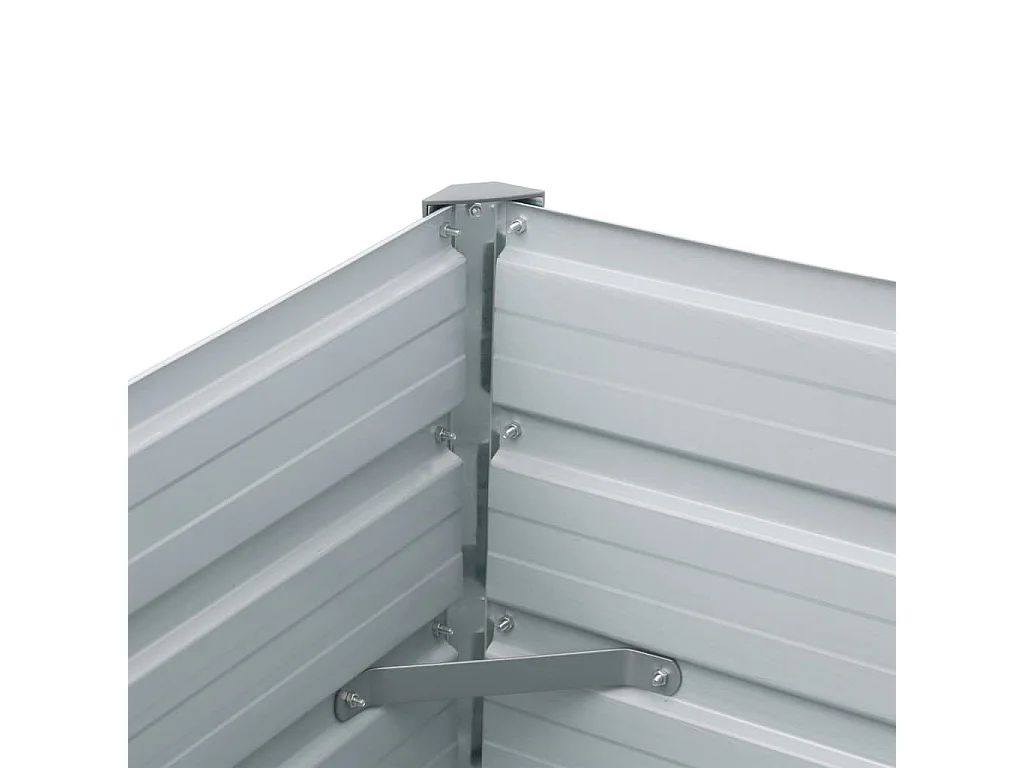 Jardinière Acier galvanisé 600x80x45 Marron