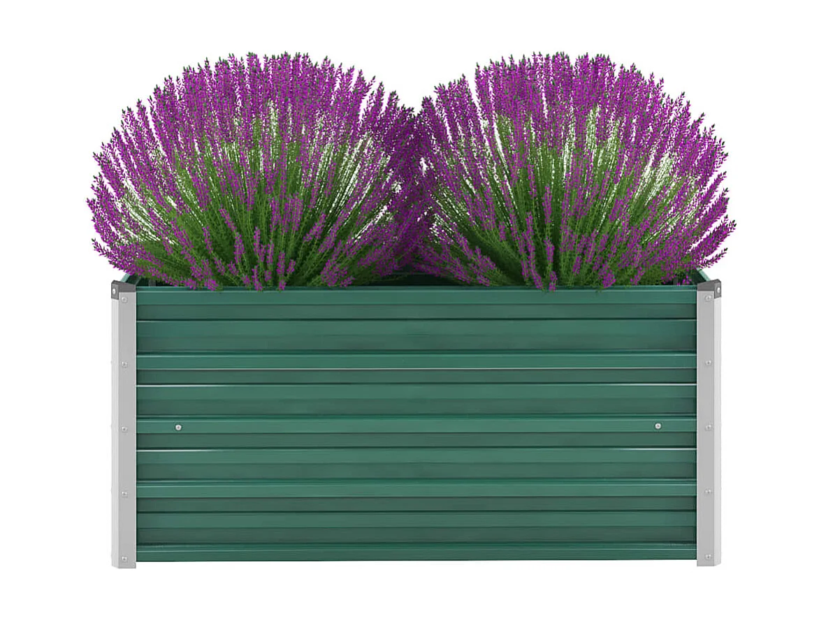 Jardinière Acier galvanisé 100x40x45 Vert