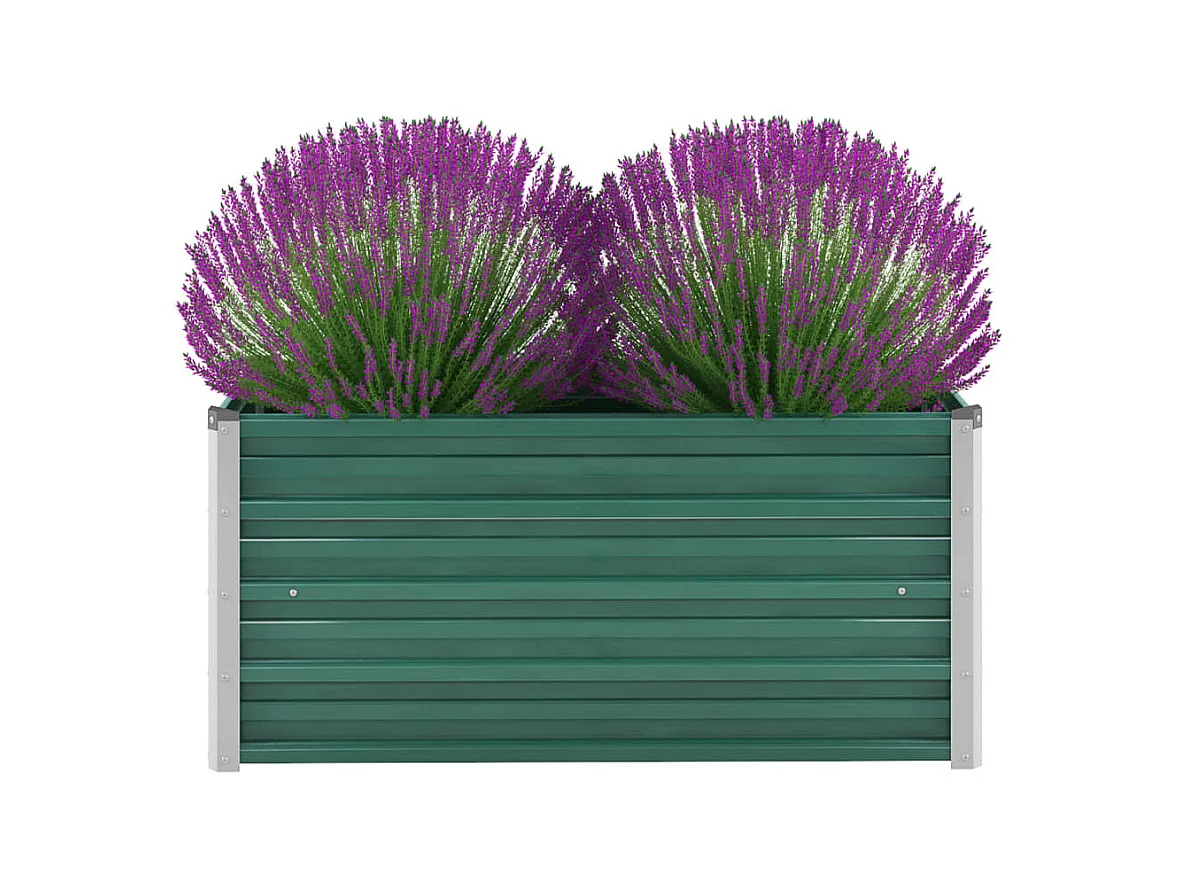 Jardinière Acier galvanisé 100x40x45 Vert