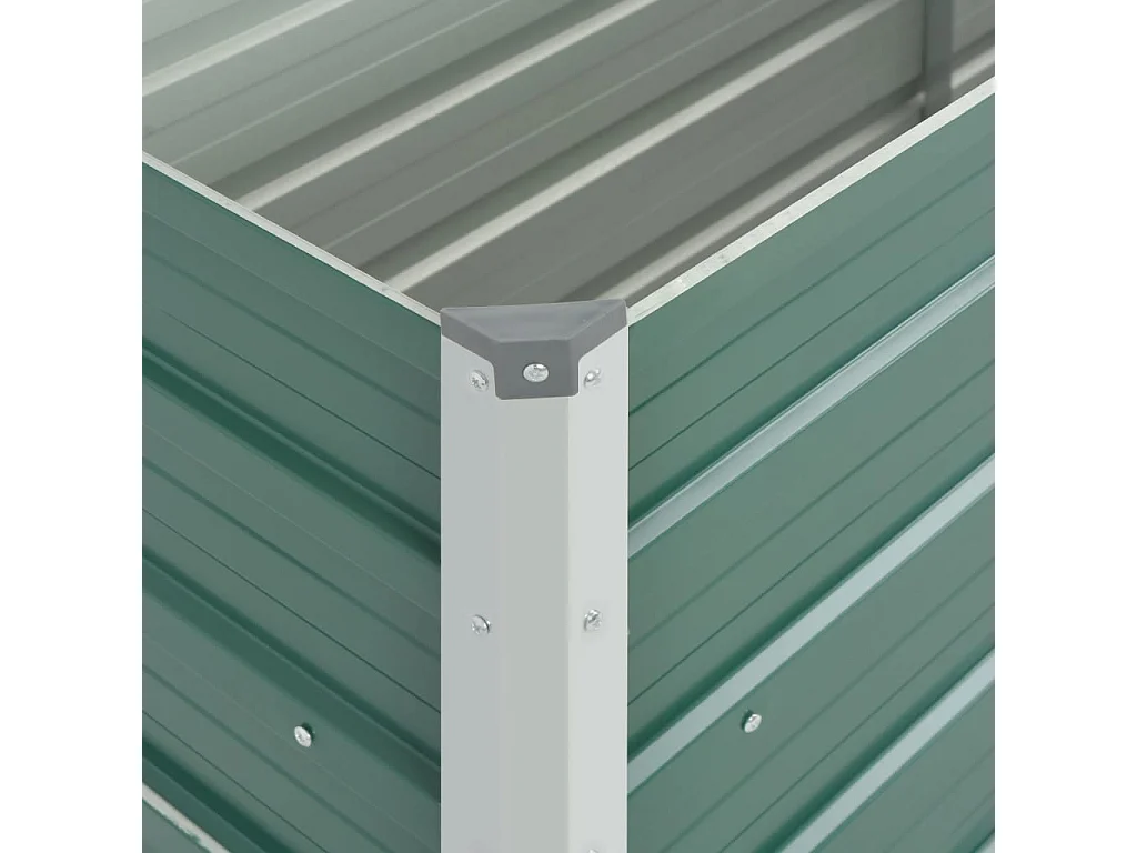 Jardinière Acier galvanisé 100x40x45 Vert