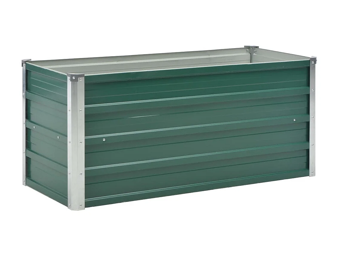 Jardinière Acier galvanisé 100x40x45 Vert