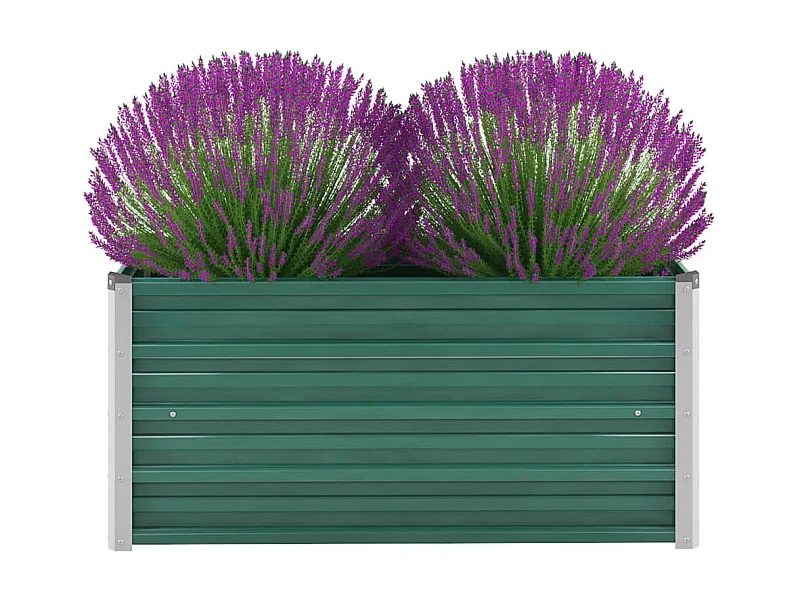 Jardinière Acier galvanisé 100x40x45 Vert