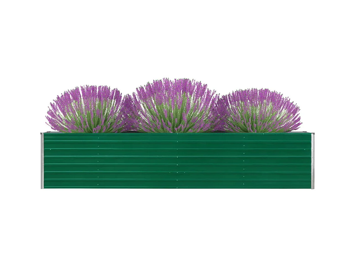 Jardinière Acier galvanisé 320x40x45 Vert