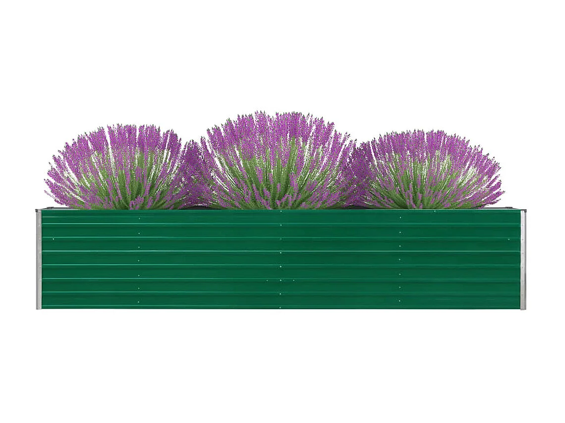 Jardinière Acier galvanisé 320x40x45 Vert