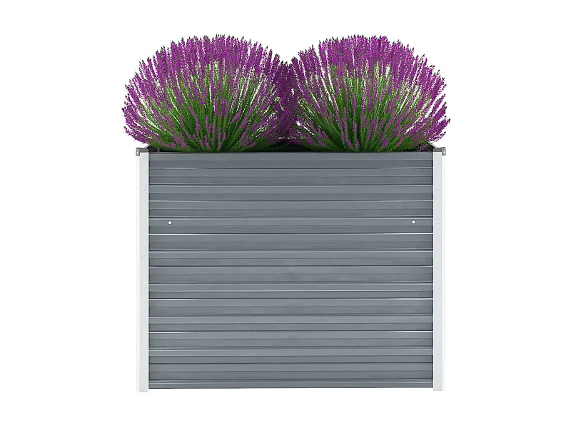 Jardinière Acier galvanisé 100x40x77 Gris
