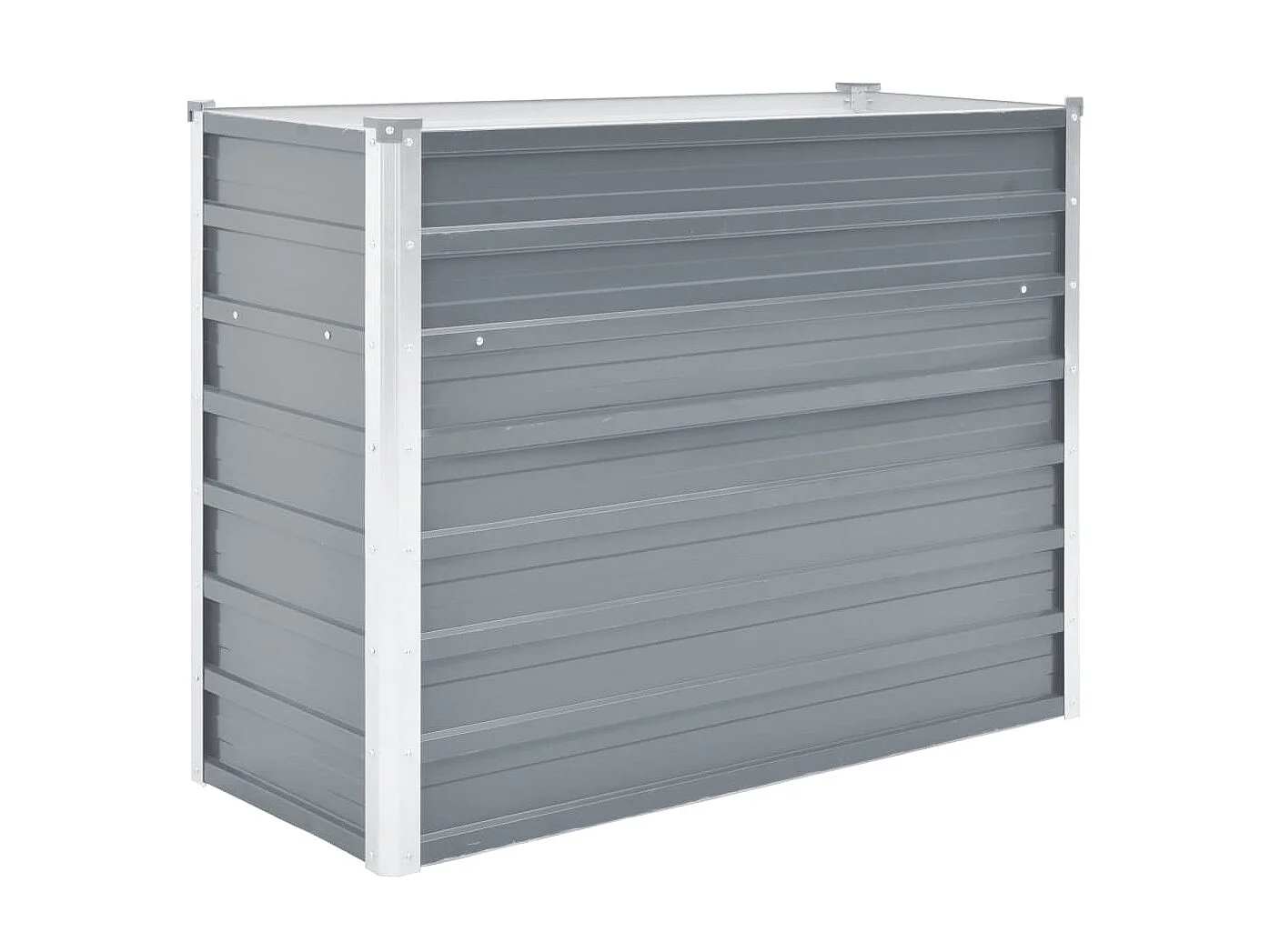 Jardinière Acier galvanisé 100x40x77 Gris