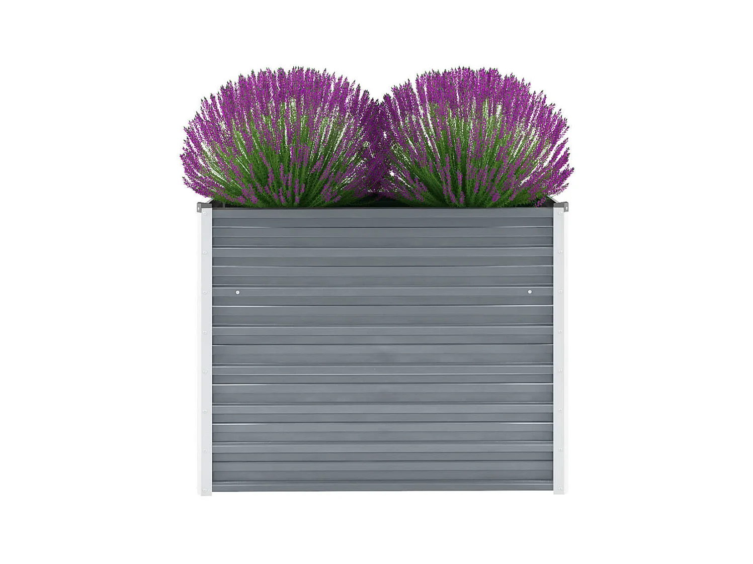 Jardinière Acier galvanisé 100x40x77 Gris