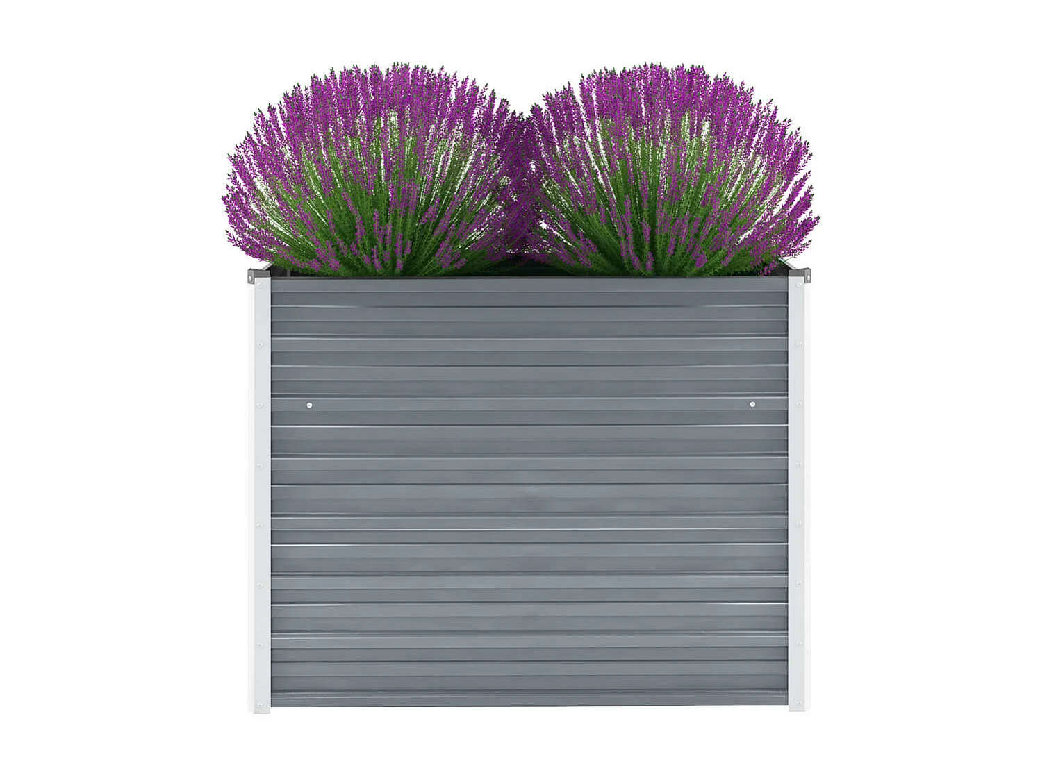 Jardinière Acier galvanisé 100x40x77 Gris