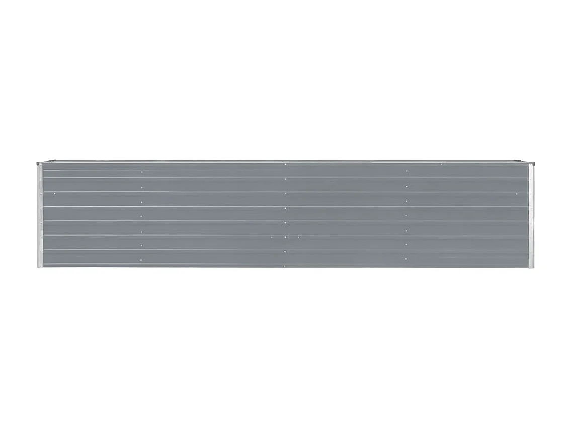 Jardinière Acier galvanisé 320x40x45 Gris