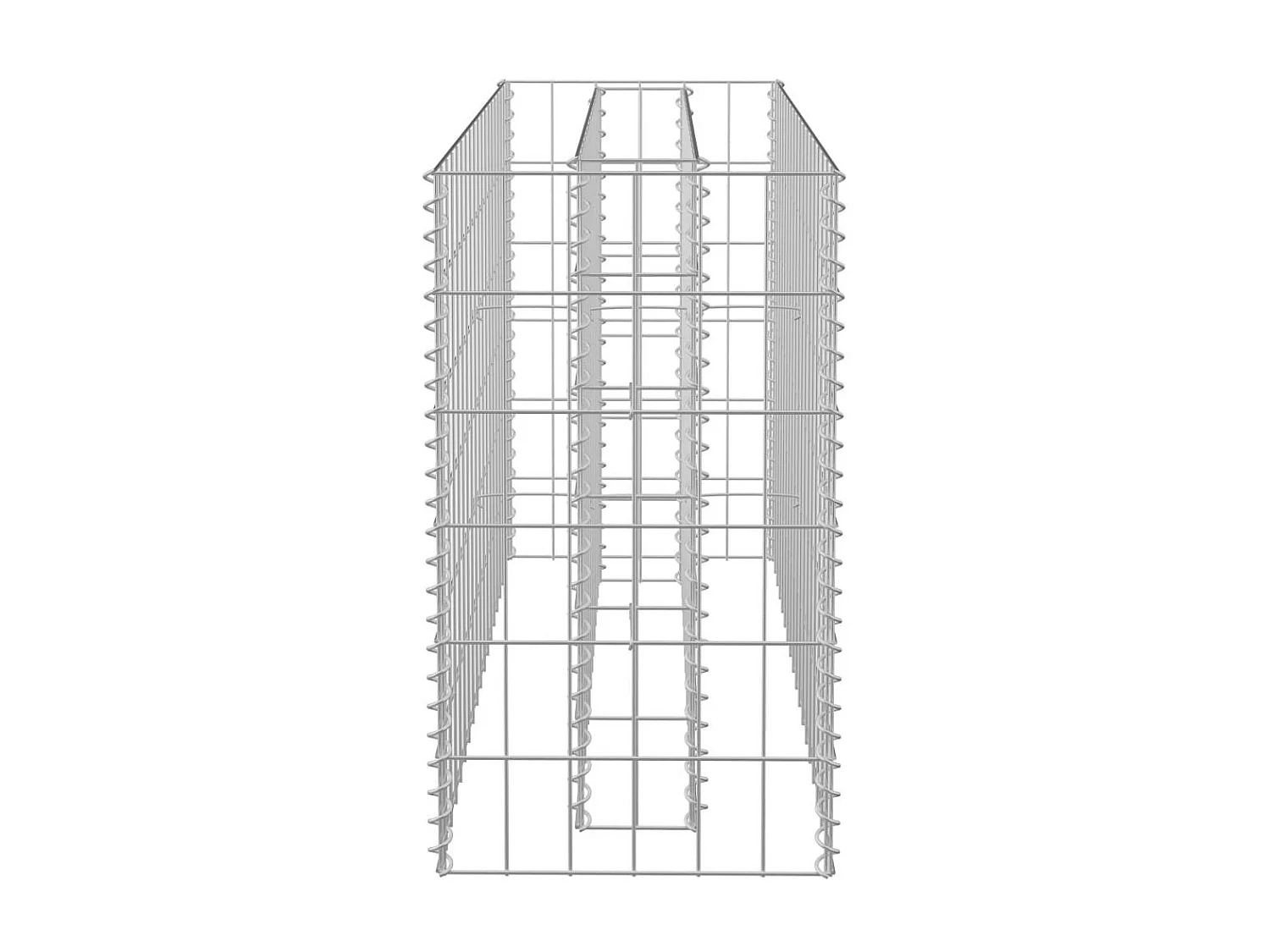 Jardinière à gabion Acier galvanisé 90x30x60