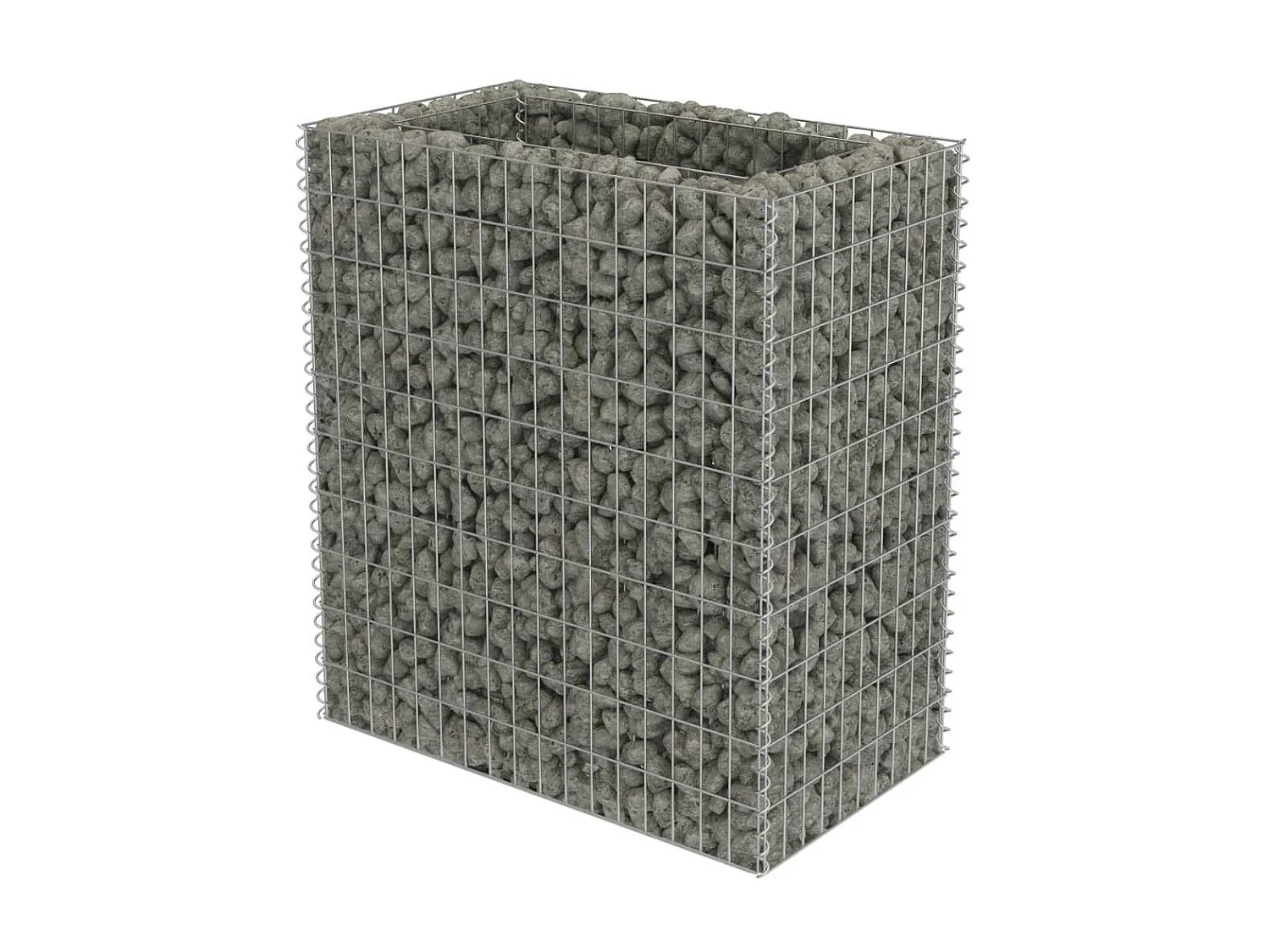 Jardinière à gabion Acier galvanisé 90x50x100