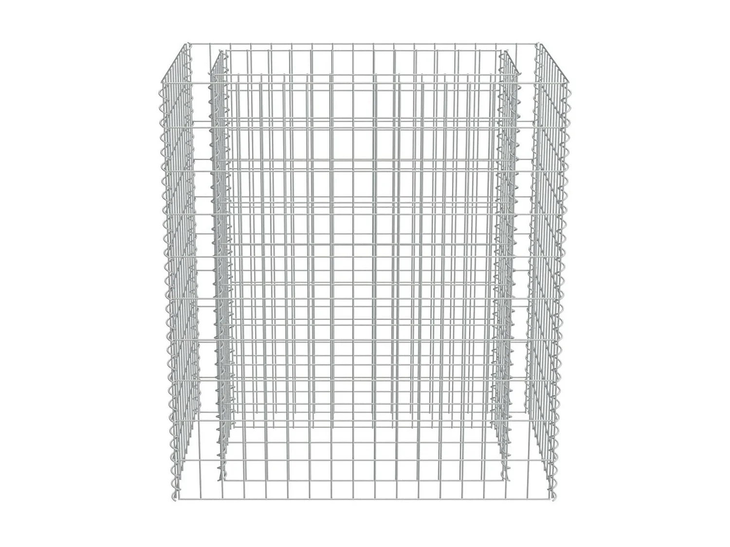 Jardinière à gabion Acier galvanisé 90x50x100