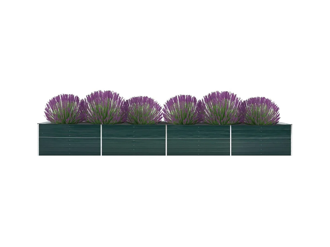 Jardinière Acier galvanisé 600x80x45 Vert