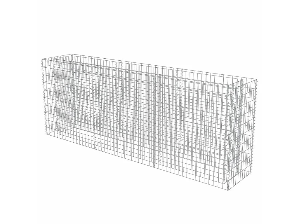 Jardinière à gabion Acier galvanisé 270x50x100