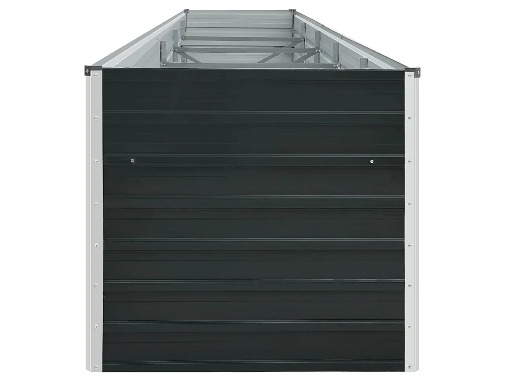 Jardinière Acier galvanisé 400x80x45 Anthracite