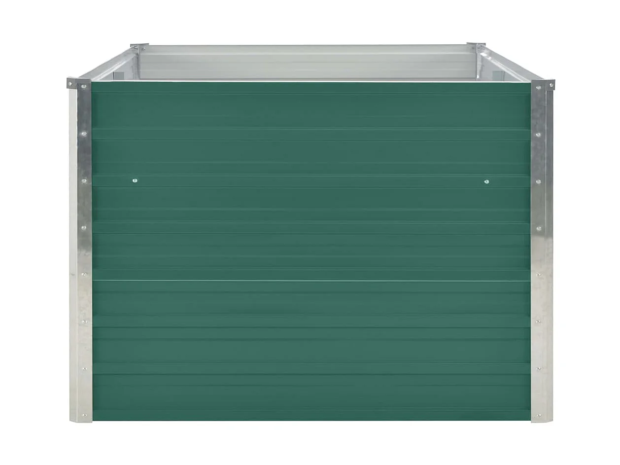 Jardinière 160 x 80x45 Acier galvanisé Vert