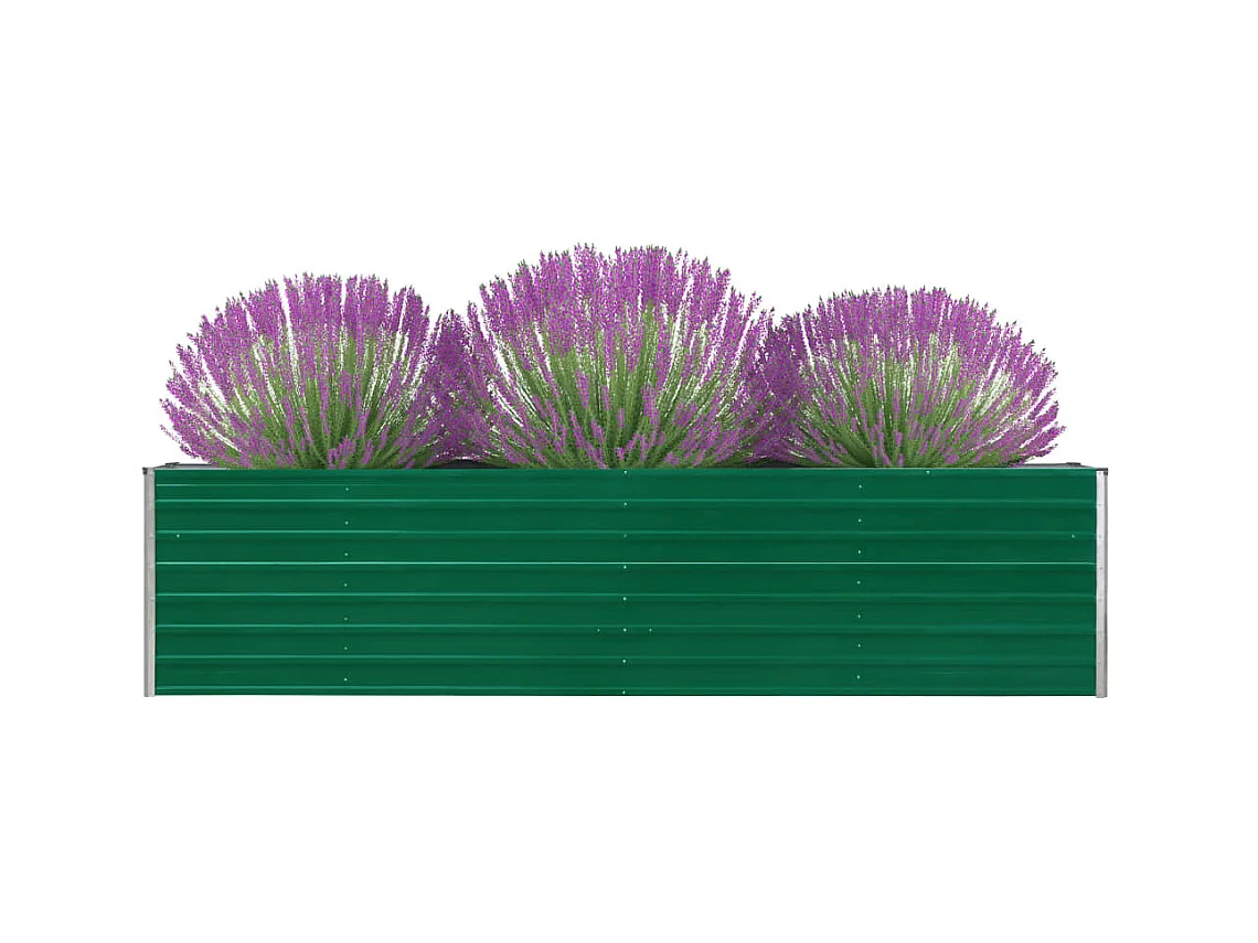 Jardinière 320x40x77 Acier galvanisé Vert