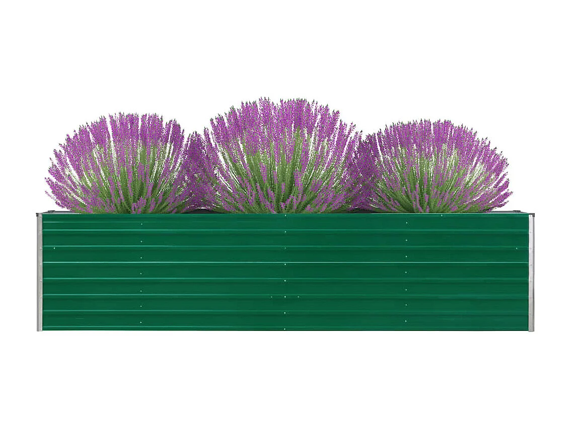 Jardinière 320x40x77 Acier galvanisé Vert